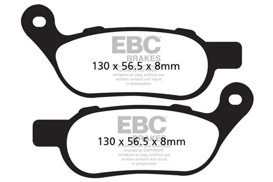 Brakes - FA458HH Fully Sintered - EBC (Rear) - One Rotor ( One Set) - Rear