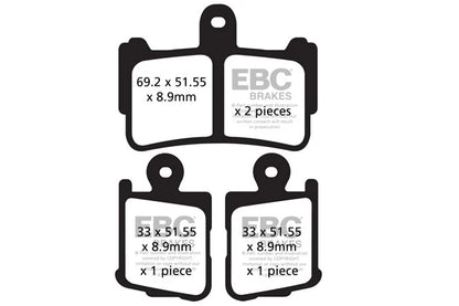Brakes - FA499/4HH Fully Sintered  - EBC (Front) - One Rotor (One Set) Front at baycity powerparts