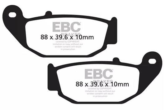 Brakes - FA629 Organic - EBC (Rear) - FA629 / Set Per Rotor at baycity powerparts