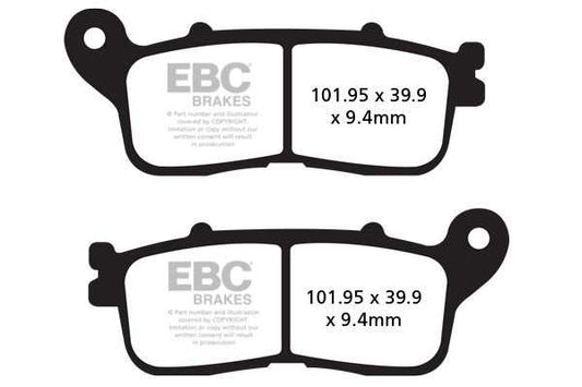 Brakes - FA636HH  Fully Sintered - EBC (Rear) - One Set ( One Rotor) - Rear at baycity powerparts