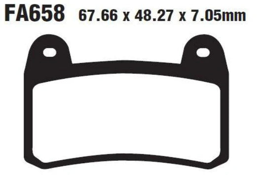 Brakes - FA658 Organic - EBC - Front - Organic (1 Calipers) baycity powerparts