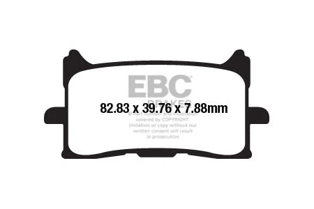 Brakes -  FA679HH Fully Sintered - EBC ( 2 Pairs) - Two Sets (Two Rotors) baycity powerparts
