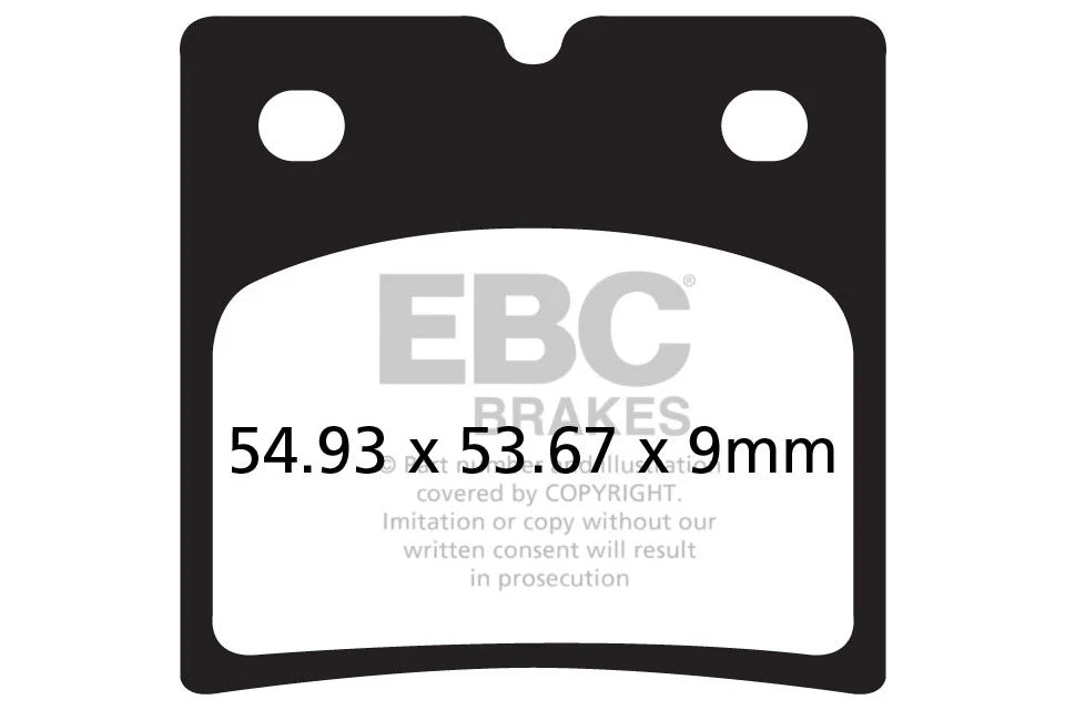 Brakes -  FA696HH Fully Sintered - EBC - One Rotor at baycity powerparts