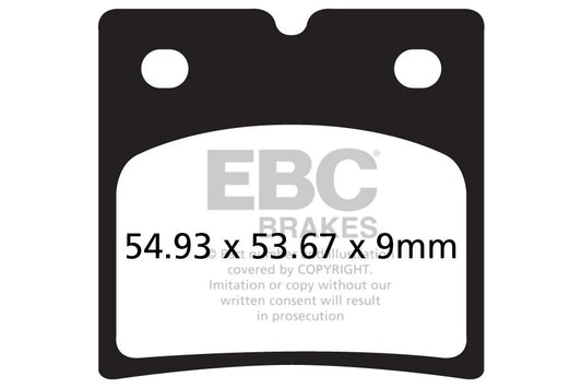 Brakes -  FA696HH Fully Sintered - EBC - One Rotor at baycity powerparts