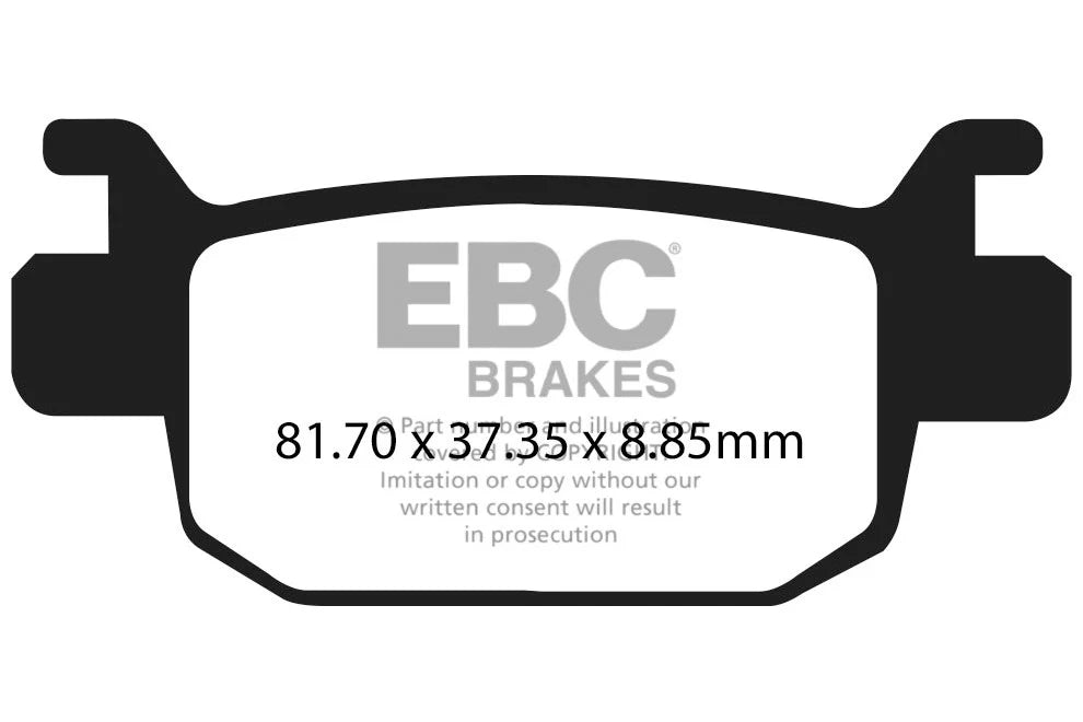 Brakes - FA698HH Fully Sintered - EBC (Rear) - One Set (One Rotor) - Rear at baycity powerparts