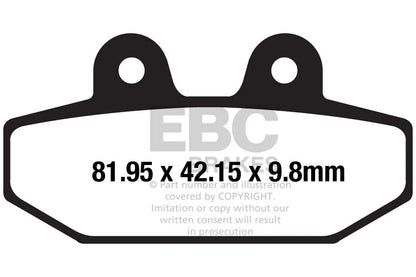 Brakes -  FA710HH Fully Sintered - EBC - One Rotor ( 2N / 1 PAIR) - Rear at baycity powerparts