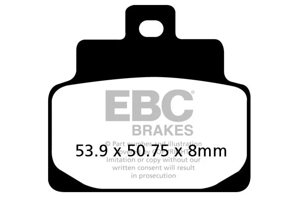 Brakes - Fully Sintered S301HH - EBC (Front) - Front at baycity powerparts