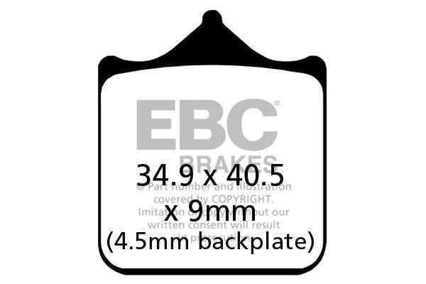 Brakes - GPFA604/4HH Grand Prix - EBC (1 Set) at baycity powerparts