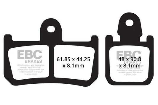 Brakes - GPFAX442/4HH Grand Prix - EBC (1 Set) - Set Per Rotor / RACE USE ONLY ( NOT FOR HIGHWAY NOR STREET USE) at baycity powerparts