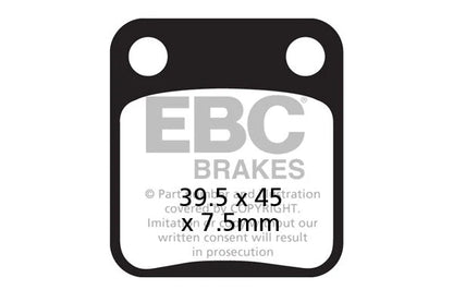 Brakes - MX054 Motocross Race - EBC (Rear) - Rear at baycity powerparts