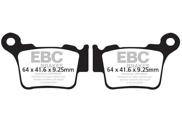 Brakes - MXS368 Motocross Race - EBC (Rear) - One Set (One Rotor) - Rear at baycity powerparts