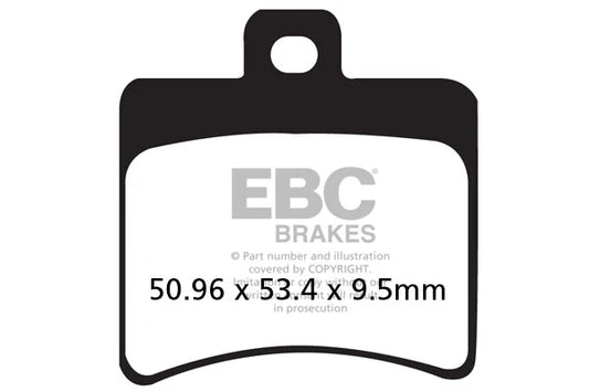 Brakes - SFA298HH Fully Sintered - EBC (Rear) at baycity powerparts
