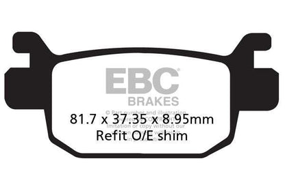 Brakes - SFA415HH Fully Sintered - EBC (Rear) - One Set (One Rotor) - Rear at baycity powerparts