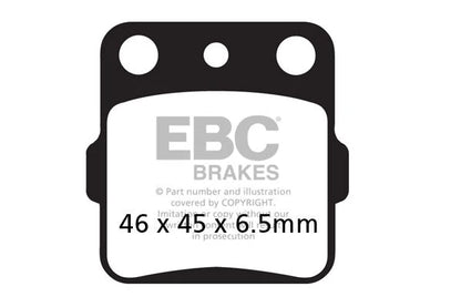 Brakes - Sintered FA084/3R - EBC at baycity powerparts
