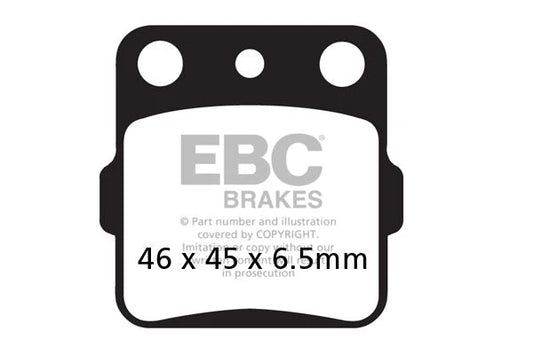 Brakes - Sintered FA084/3R - EBC at baycity powerparts