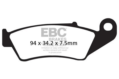 Brakes - Sintered FA185R - EBC - One Set (One rotor) - Front baycity powerparts