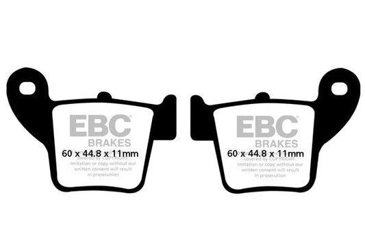 Brakes - Sintered FA346R - EBC - One Set (One Rotor) - Rear at baycity  powerparts