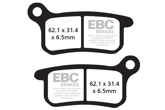 Brakes - Sintered FA357R - EBC (Front) at baycity powerparts