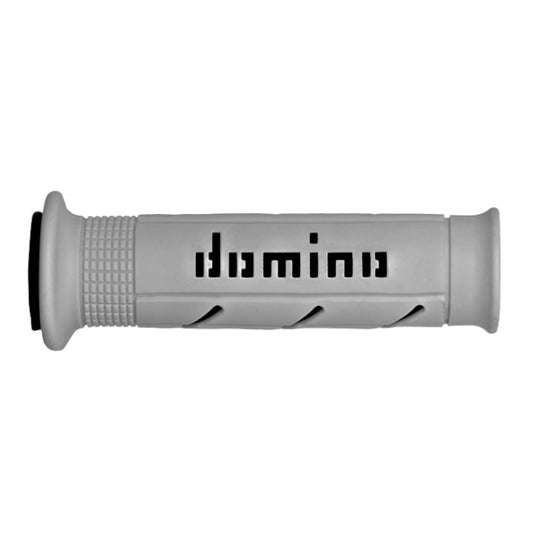 Baycity Power Parts Domino handlebar grips A250 grey black for dirt bike and street bike handlebars