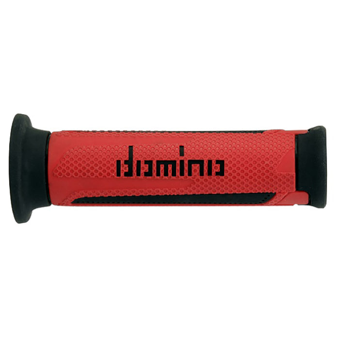 Baycity Power Parts Domino handlebar grips A350 red black for dirt bike and street bike handlebars