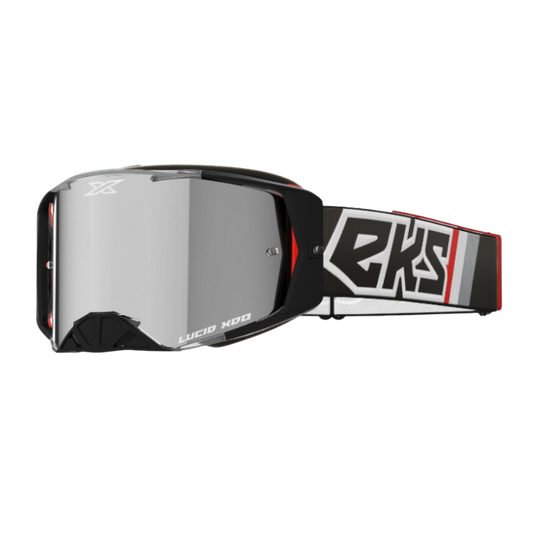 EKS Brand Lucid Goggle Black - Silver Mirror Lens