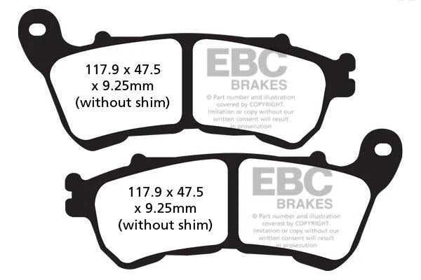 EPFA640HH Fully Sintered- EBC (Front) - One Rotor ( One Set) - Front at baycity powerparts