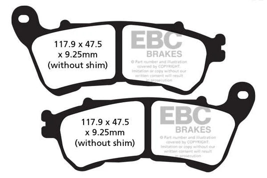 EPFA640HH Fully Sintered- EBC (Front) - One Rotor ( One Set) - Front at baycity powerparts