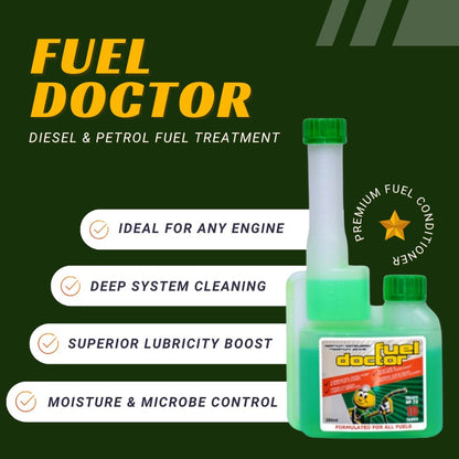 Fuel Doctor fuel treatment for diesel and petrol engines performance enhancer Baycity Power Parts

