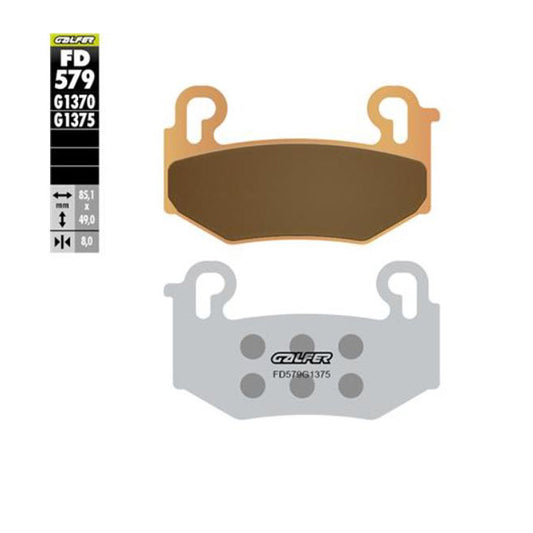 Galfer FD579G1375 sintered brake pads motorcycle braking upgrade Baycity Power Parts