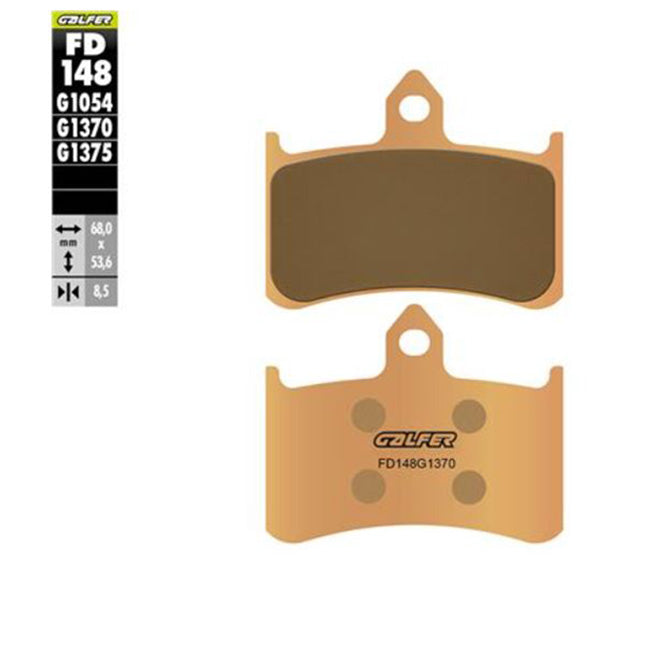 Galfer FD148G1370 sintered brake pads motorcycle braking upgrade Baycity Power Parts