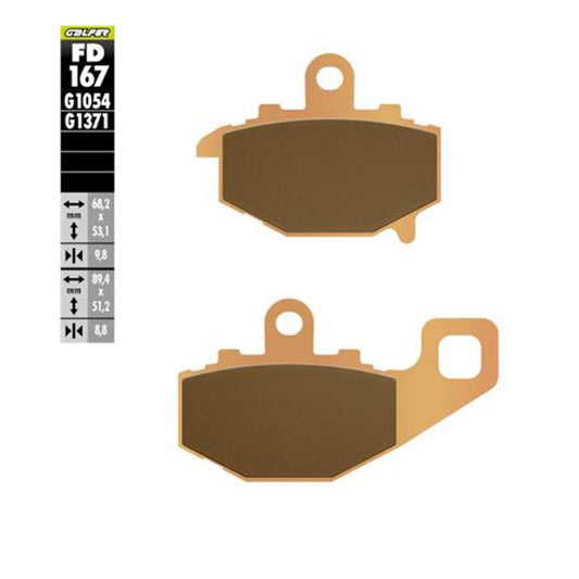 Galfer FD167G1371 sintered brake pads motorcycle braking upgrade Baycity Power Parts