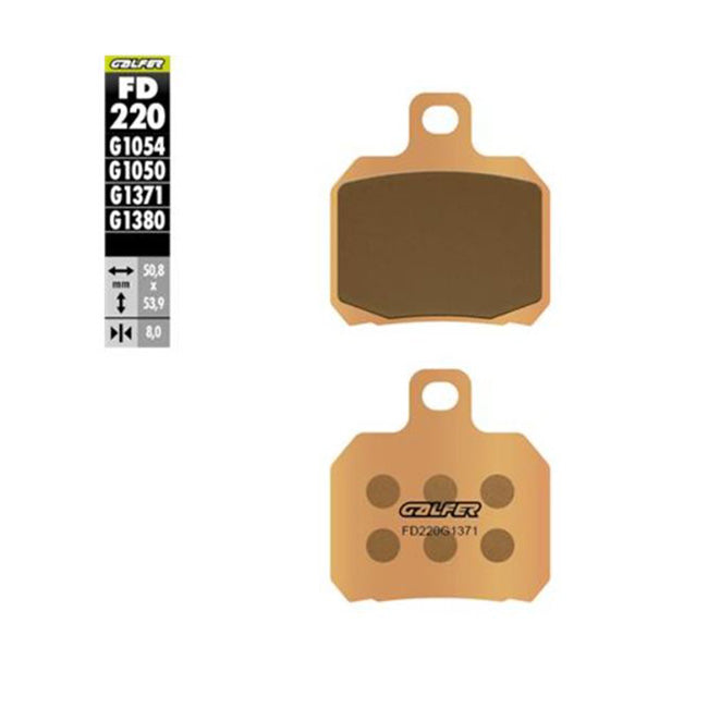 Galfer FD220G1371 sintered brake pads motorcycle braking upgrade Baycity Power Parts