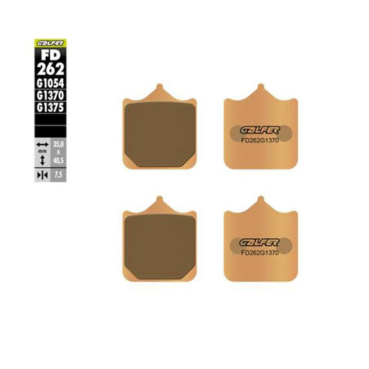 Galfer FD262G1370 sintered brake pads motorcycle braking upgrade Baycity Power Parts