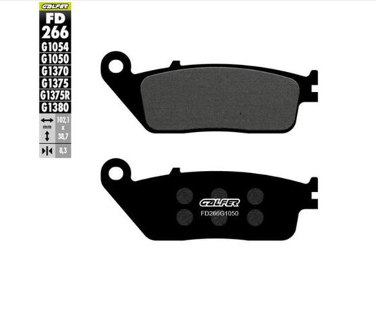 Galfer FD266G1050 semi metal compound brake pads motorcycle braking upgrade Baycity Power Parts