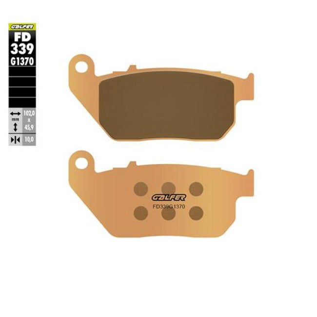 Galfer FD339G1370 sintered brake pads motorcycle braking upgrade Baycity Power Parts