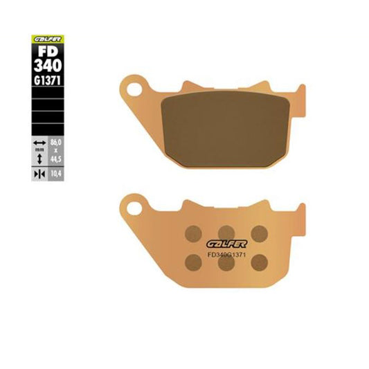 Galfer FD340G1371 sintered brake pads motorcycle braking upgrade Baycity Power Parts

