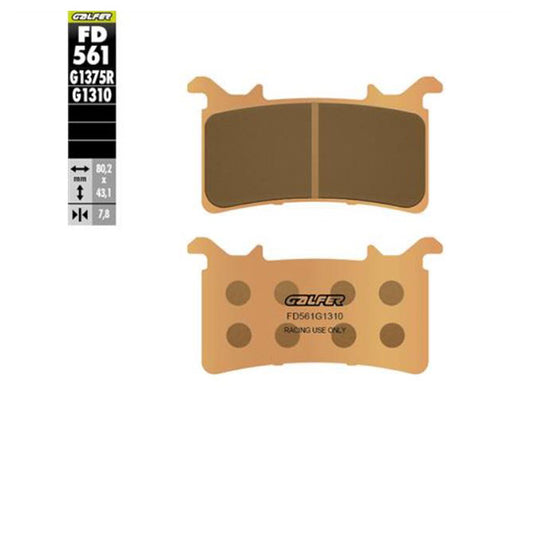 Galfer FD561G1310 sintered brake pads motorcycle braking upgrade Baycity Power Parts