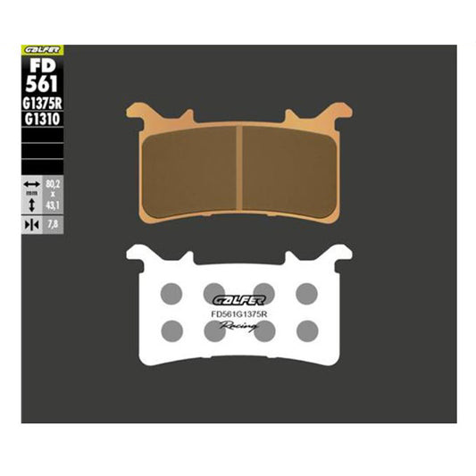 Galfer FD561G1375R sintered brake pads motorcycle braking upgrade Baycity Power Parts