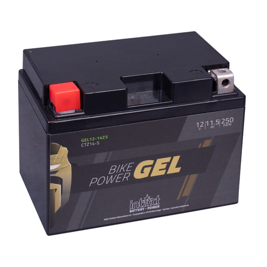 Baycity Power Parts IntAct GEL12-14ZS gel motorcycle battery for bikes, dependable cold starts