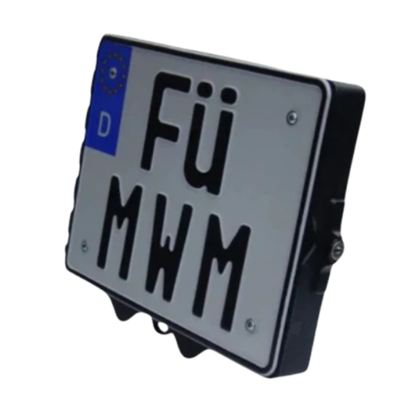 Locking Number Plate Storage at baycity powerparts