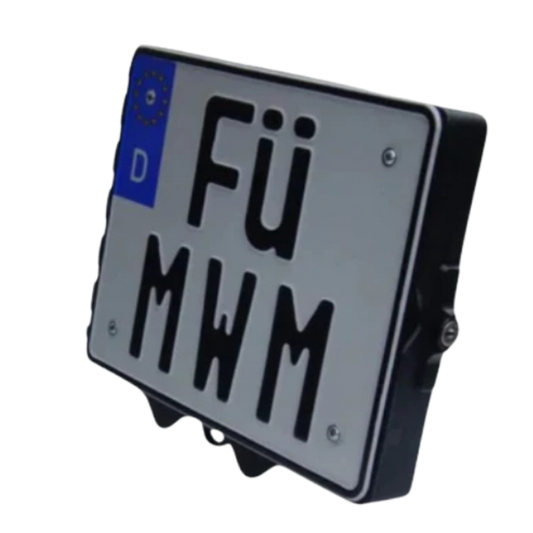 Locking Number Plate Storage at baycity powerparts