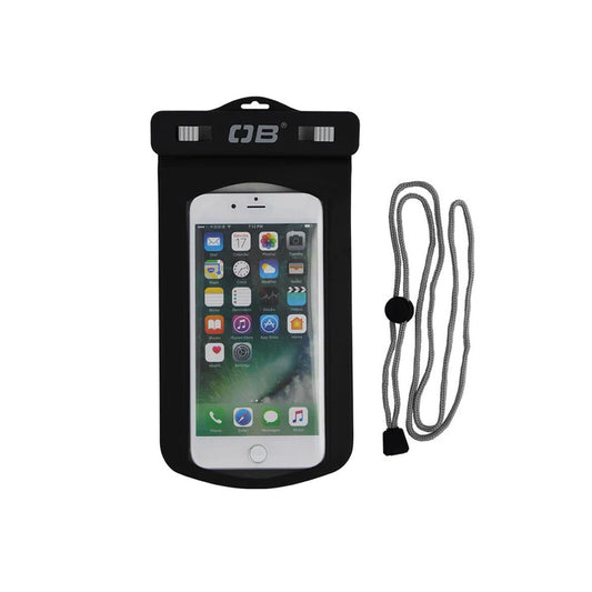 Baycity Power Parts OverBoard waterproof phone case large black for motorcycle touring and outdoor use