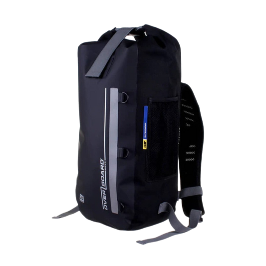 Front view of Overboard Classic Waterproof Backpack 20ltr - Black
