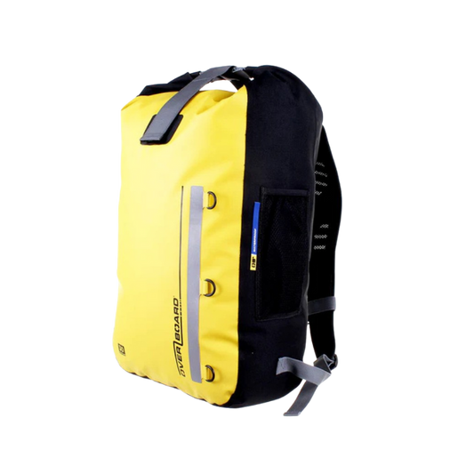 Front view of Overboard Classic Waterproof Backpack 30ltr - Yellow