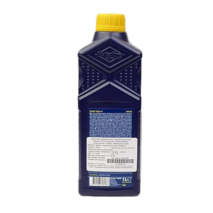 Putoline Ester Tech 4+ 10W-40 Bottle back label