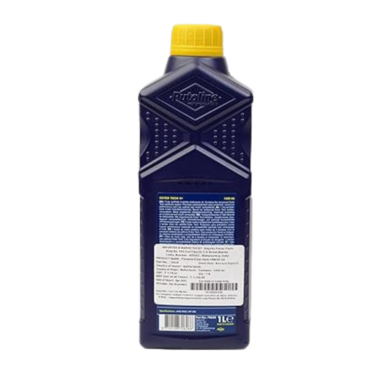 Putoline Ester Tech 4+ 10W-40 Bottle back label