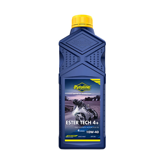 Putoline Ester Tech 4 Plus 10W 40 1ltr high performance motorcycle engine oil Baycity Power Parts