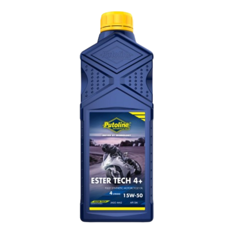 front view of Putoline Ester Tech 4+ 15W-50 Engine Oil - 1ltr