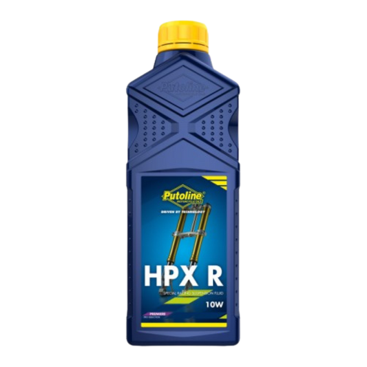 front view of Putoline HPX R 10W Fork Oil - 1ltr