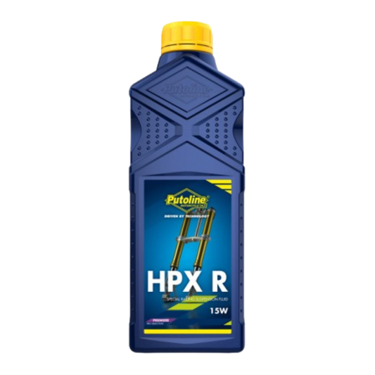 Putoline HPX R 15W Fork Oil 1 litre for firm motorcycle suspension damping